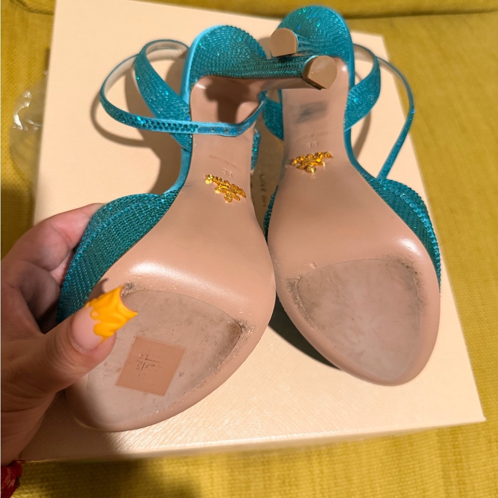 Prada crystal platforms - image 9